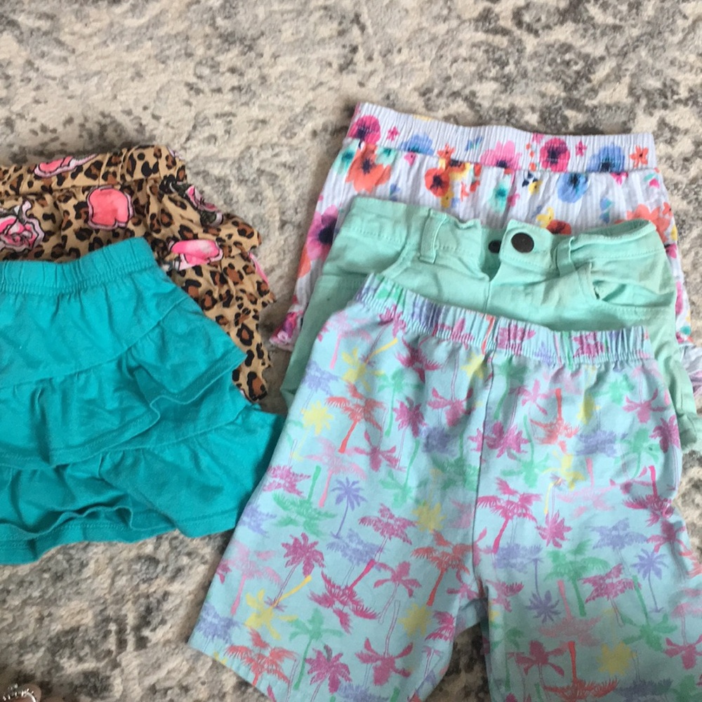 girls shorts and skirts.